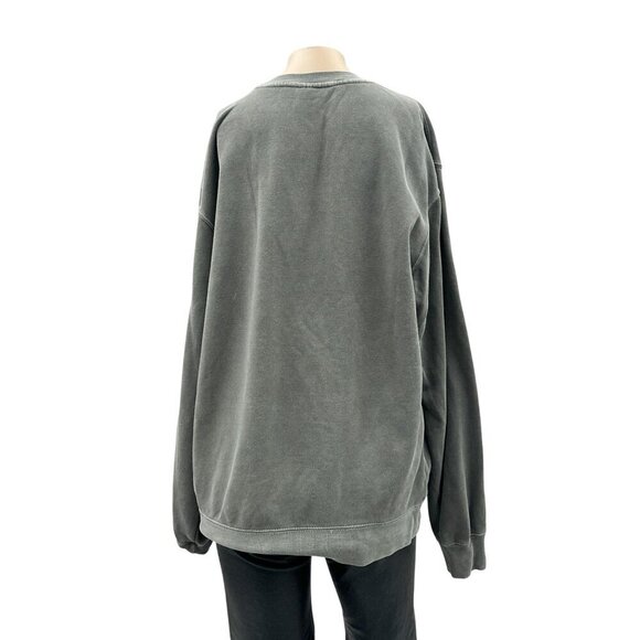 RONIN Graphic Oversized Sweatshirt Gray Independent Trading  Long Sleeve Size M - Picture 2 of 9
